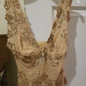 Marciano gold tank top cami